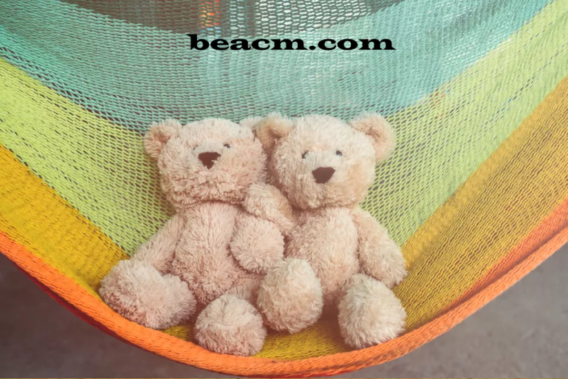 Free template for knitting a toy hammock