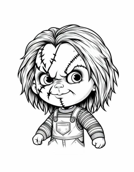 Chucky Coloring Pages