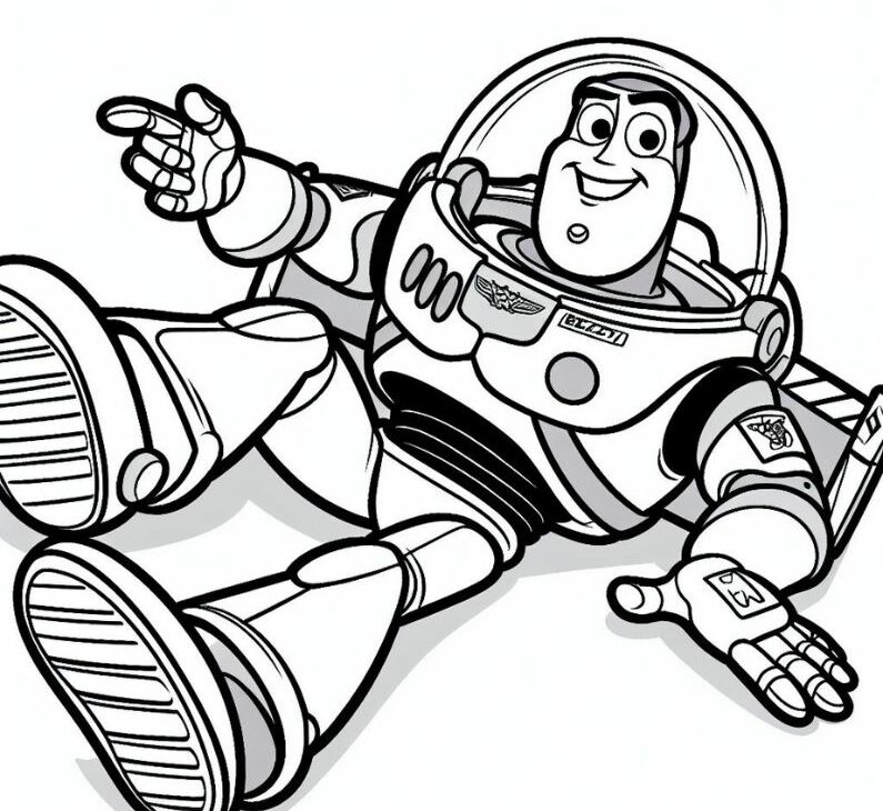 woody and buzz lightyear coloring pages